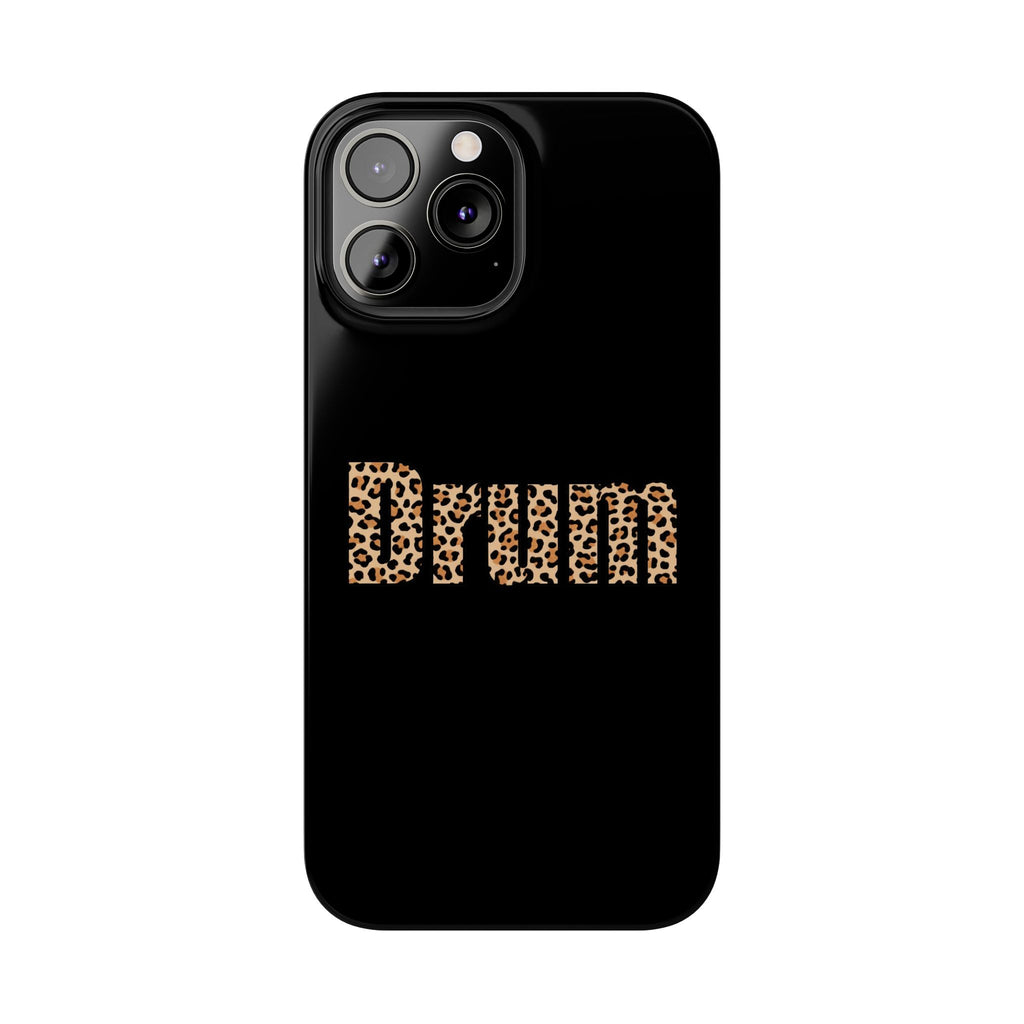 Leopard Print Drum Phone Case