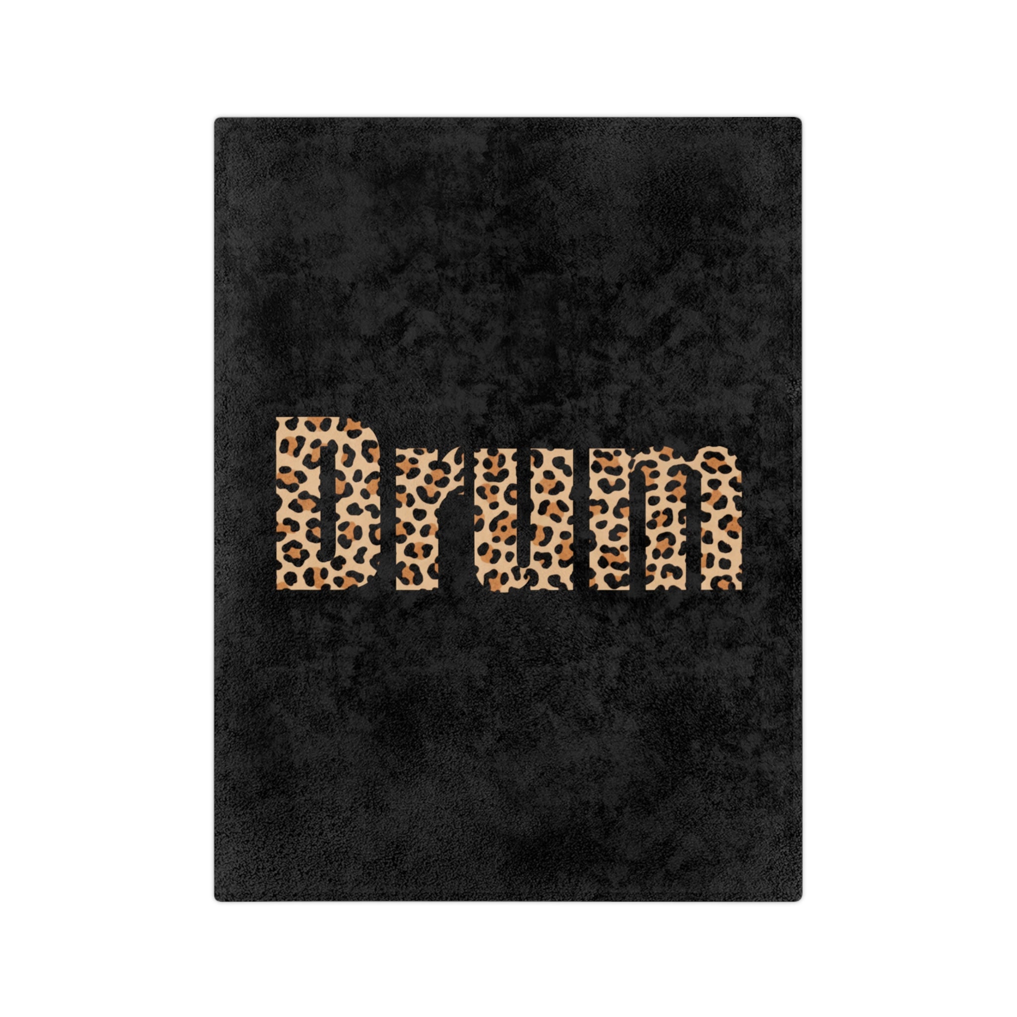 Leopard Print Velveteen Cozy Throw Blanket