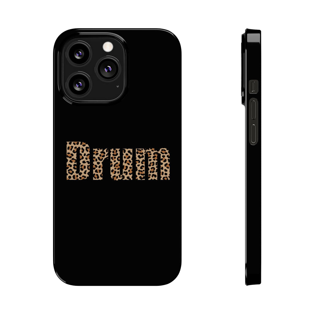 Leopard Print Drum Phone Case