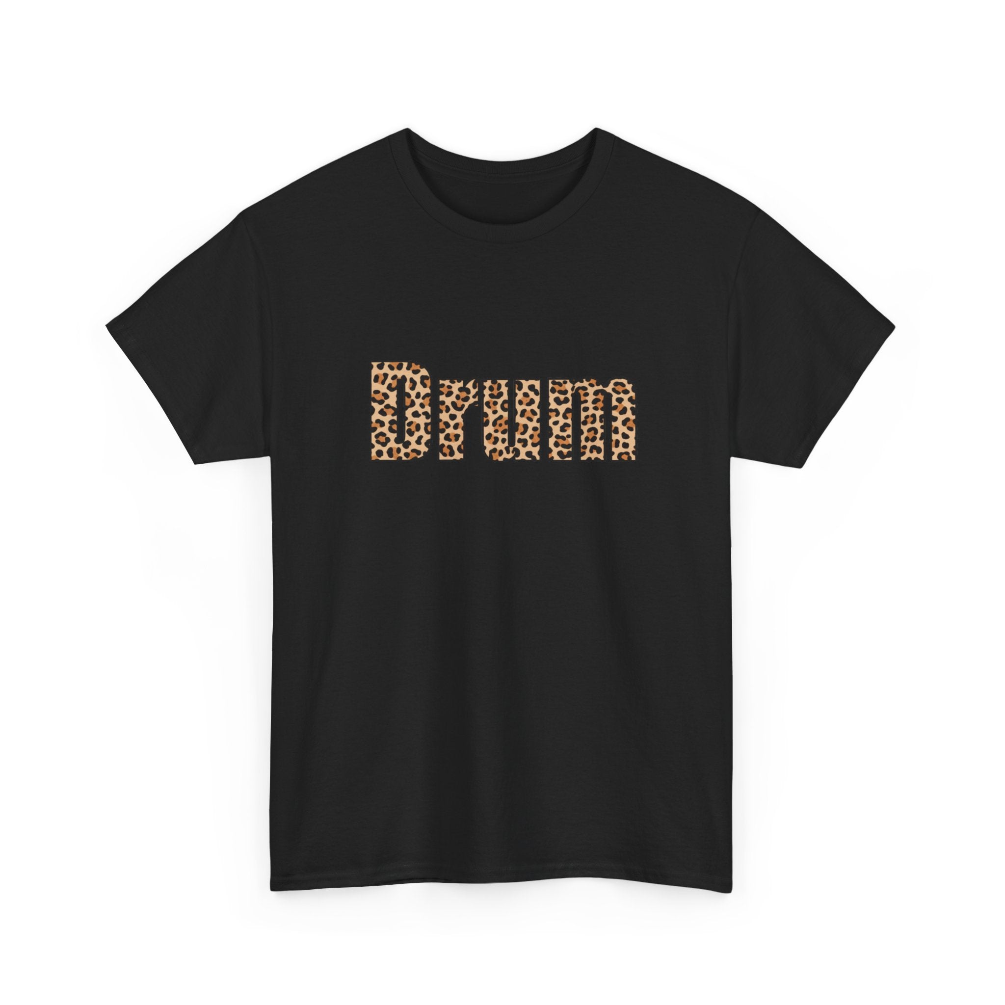 Leopard Print Unisex Drum T-shirt