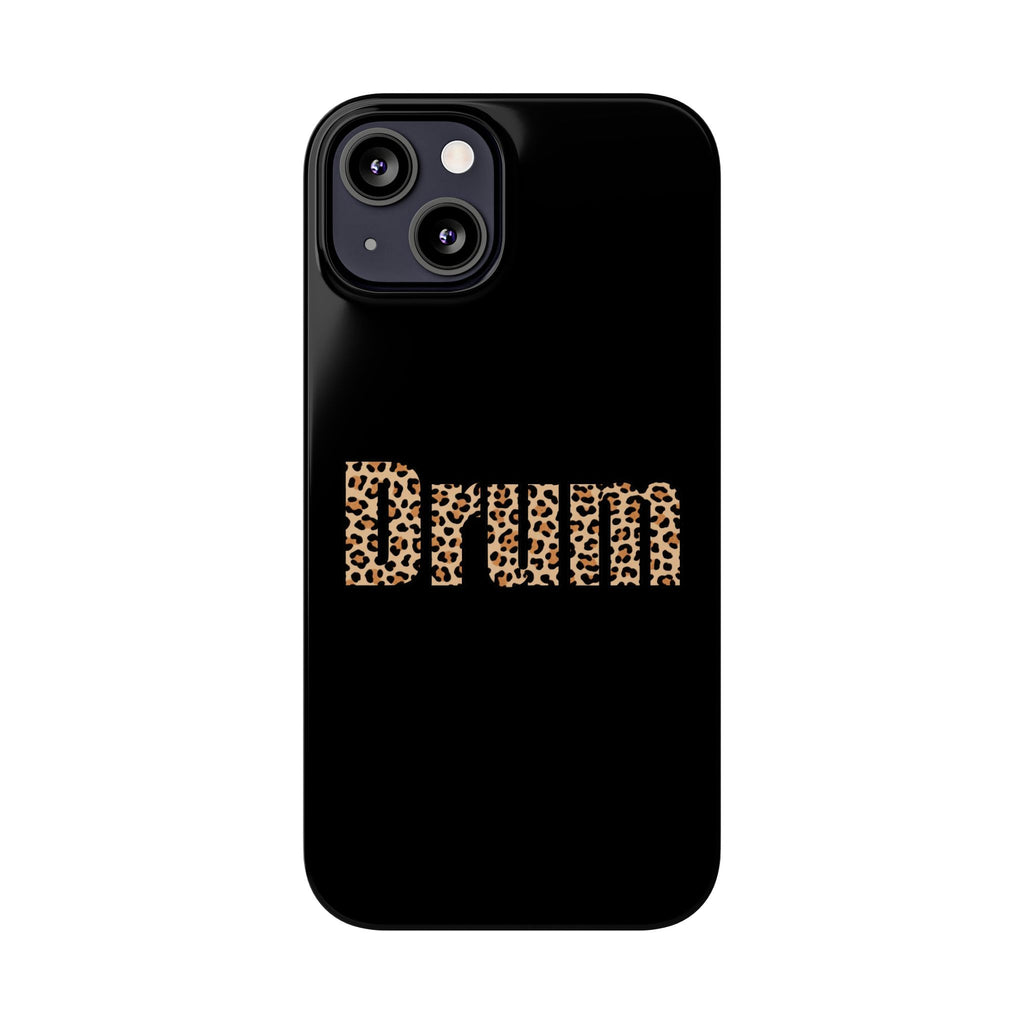 Leopard Print Drum Phone Case