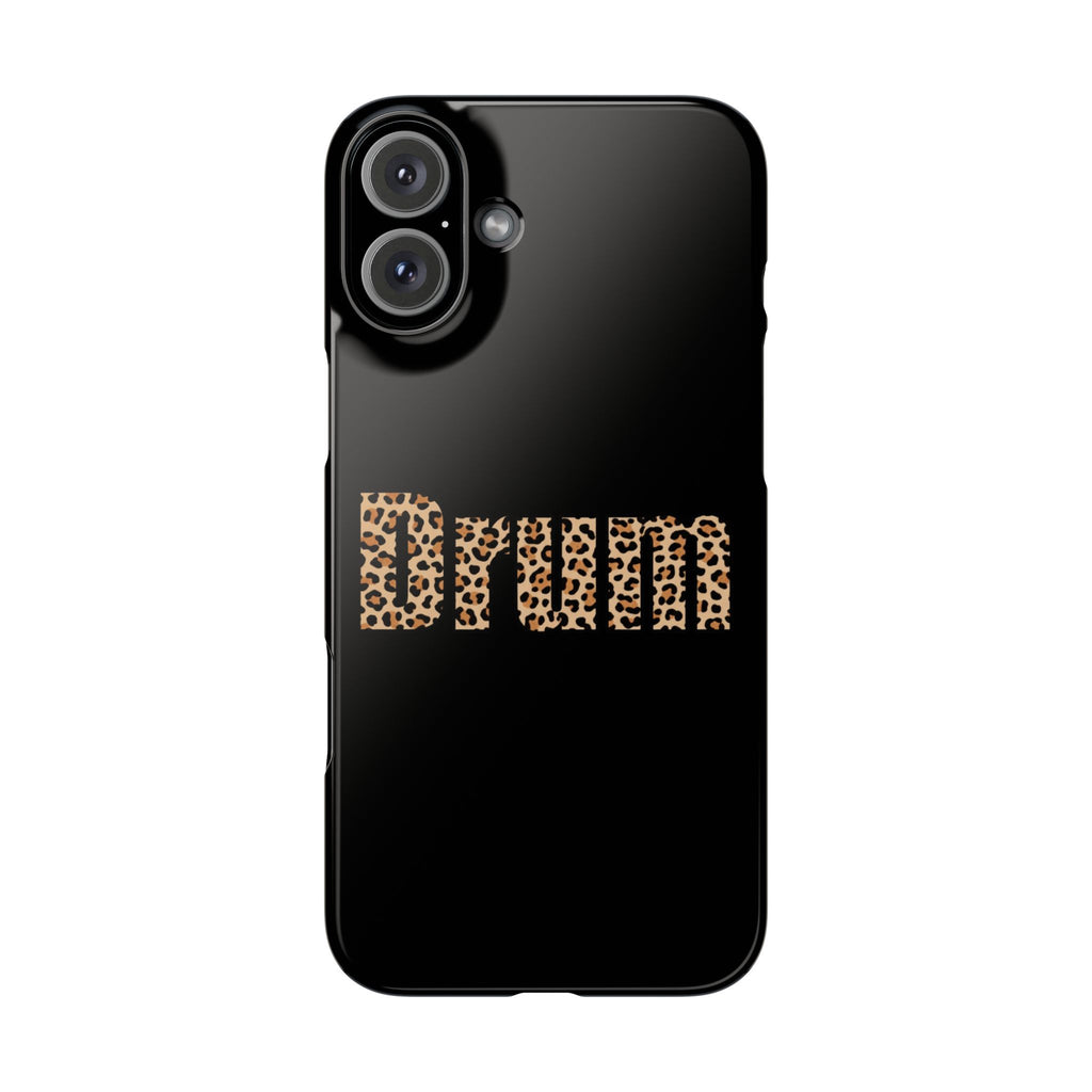 Leopard Print Drum Phone Case