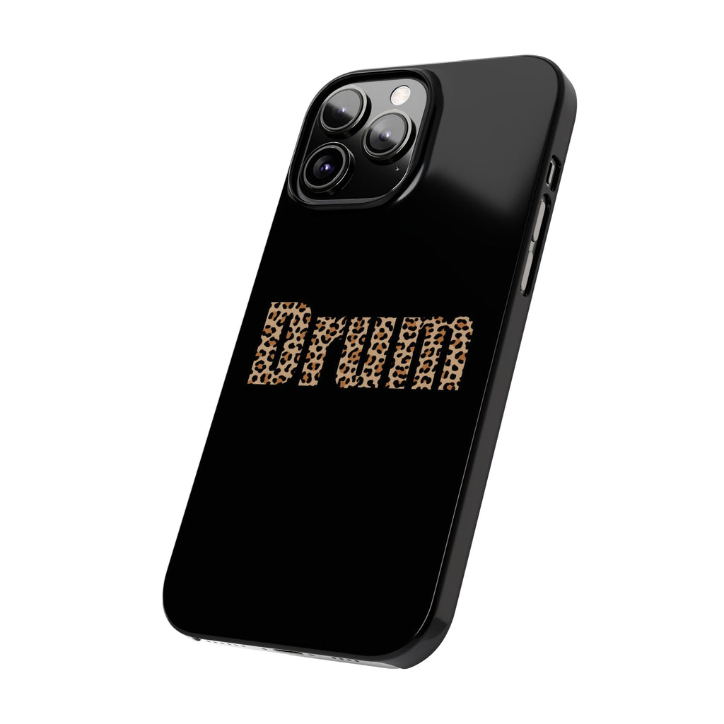 Leopard Print Drum Phone Case