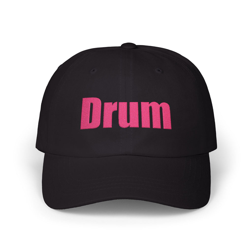 Drum Pink Print Classic Dad Cap