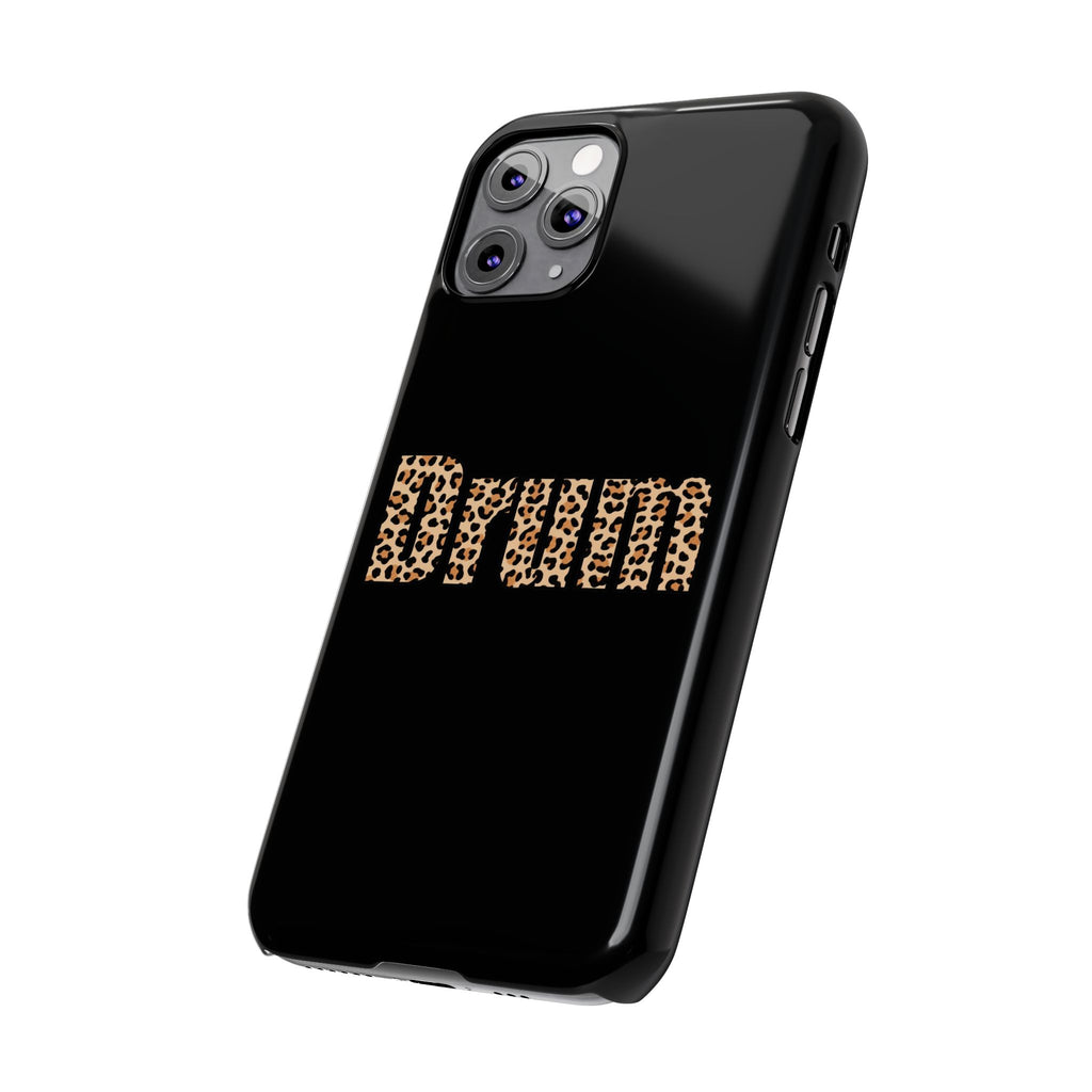 Leopard Print Drum Phone Case