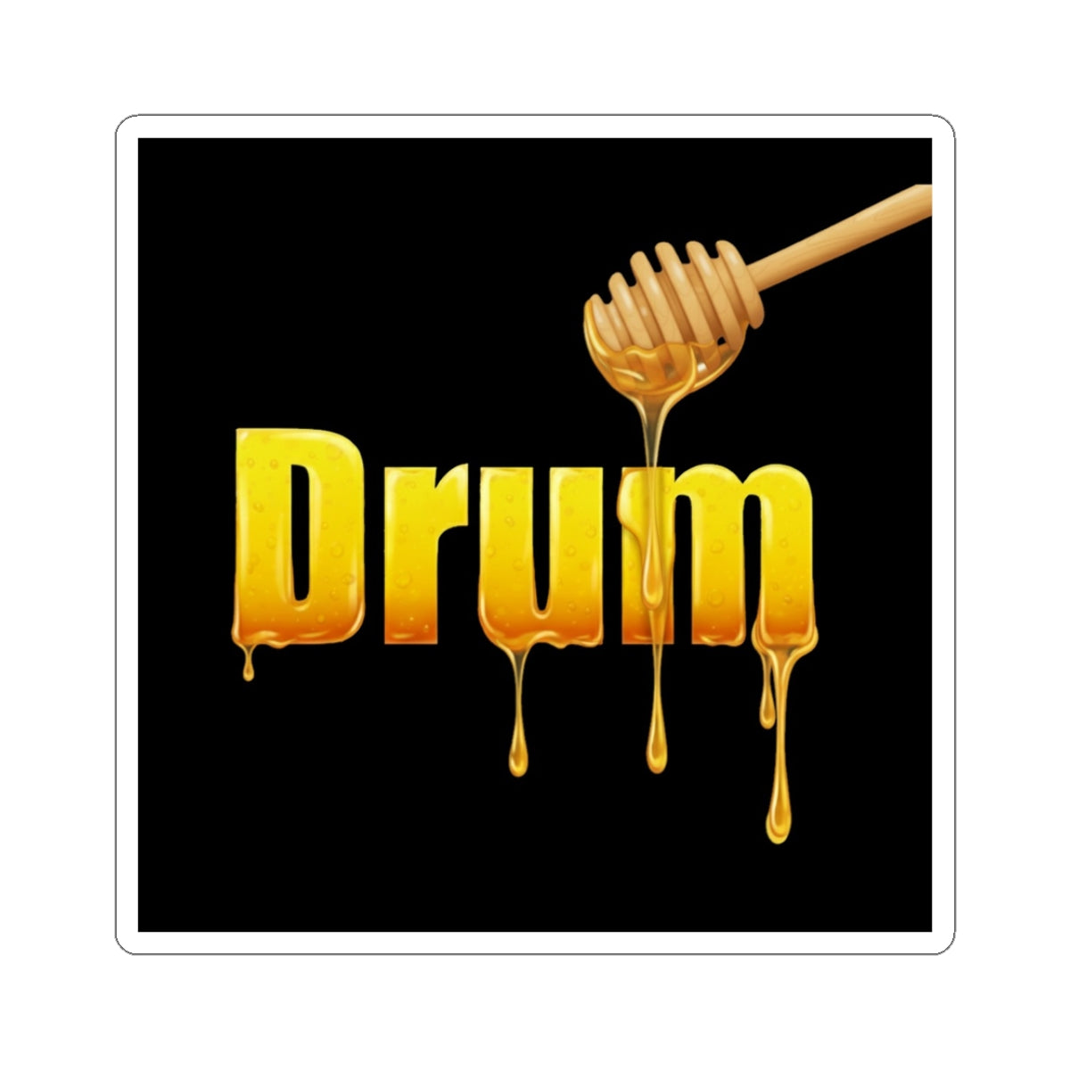 Drum Honey Sticker