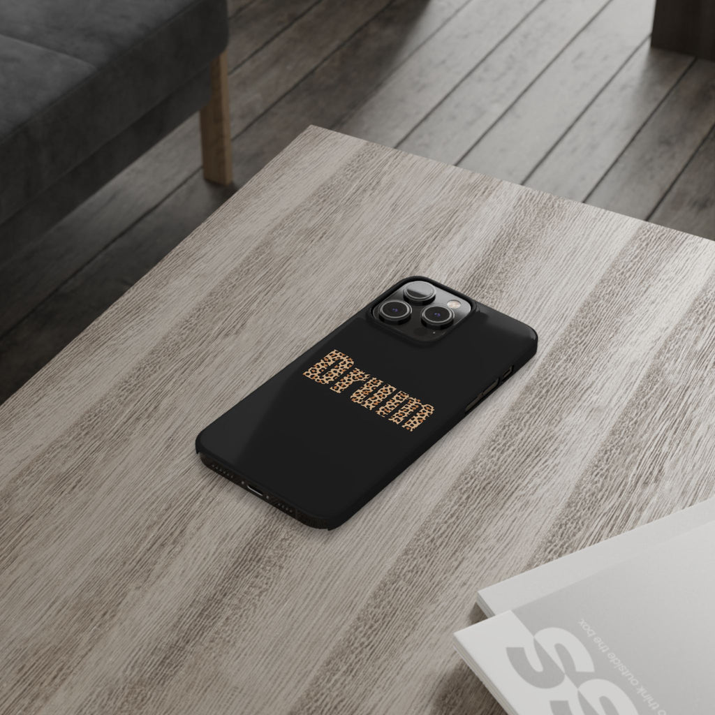 Leopard Print Drum Phone Case