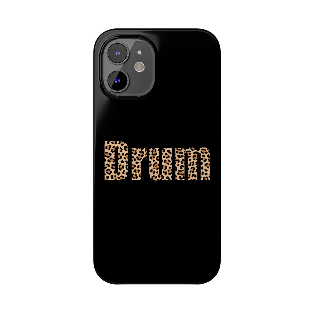 Leopard Print Drum Phone Case