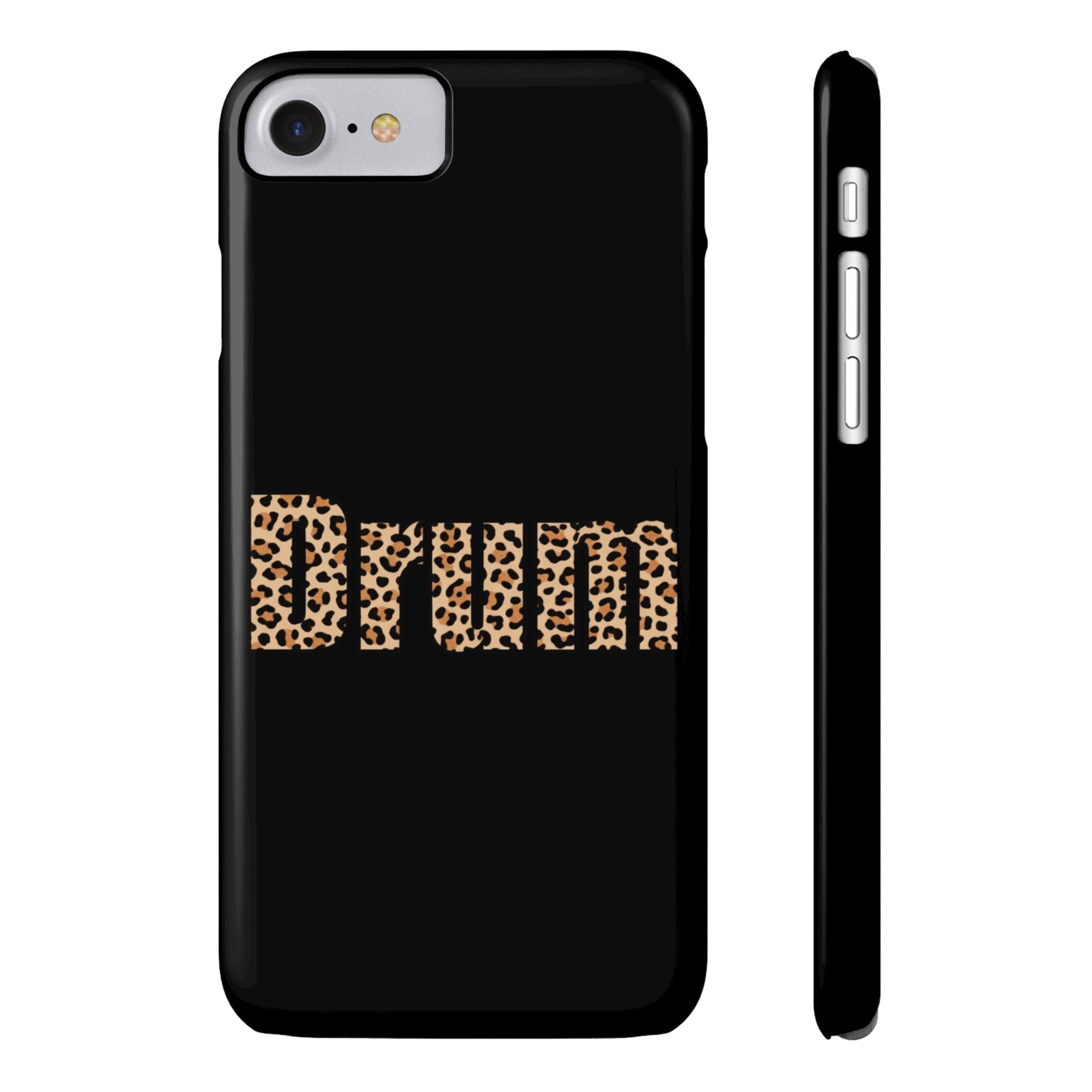 Leopard Print Drum Phone Case