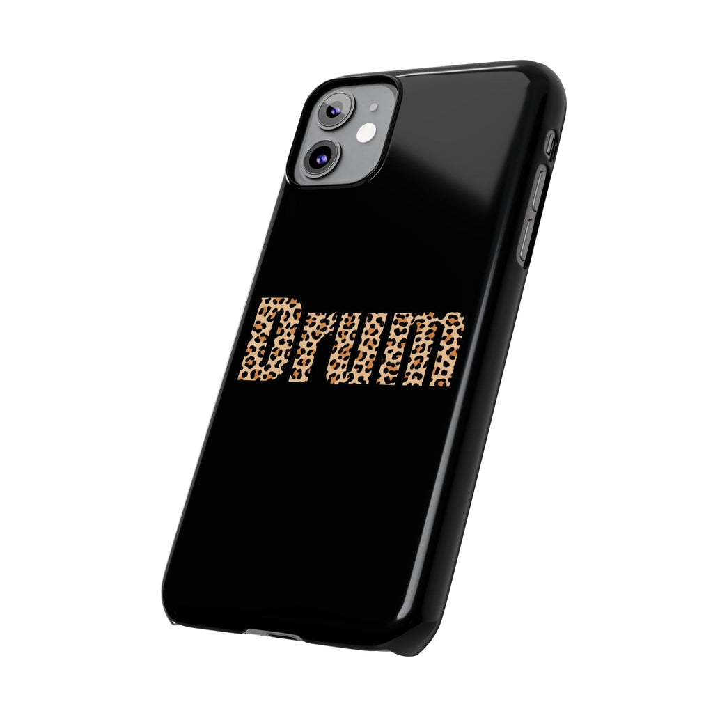 Leopard Print Drum Phone Case