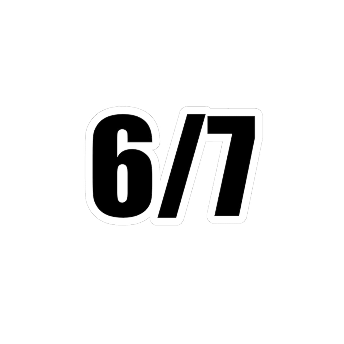 6/7 Sticker