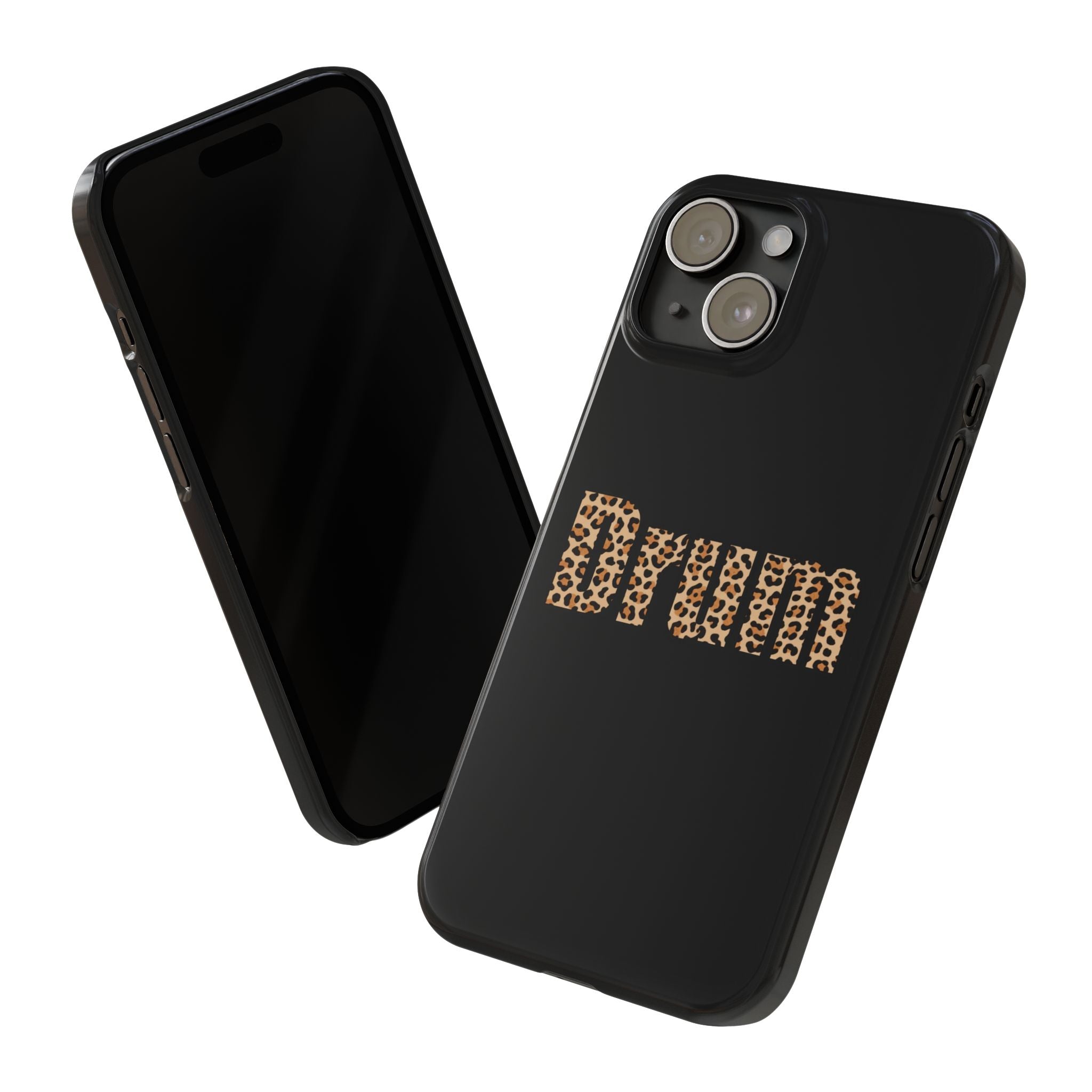 Leopard Print Drum Phone Case