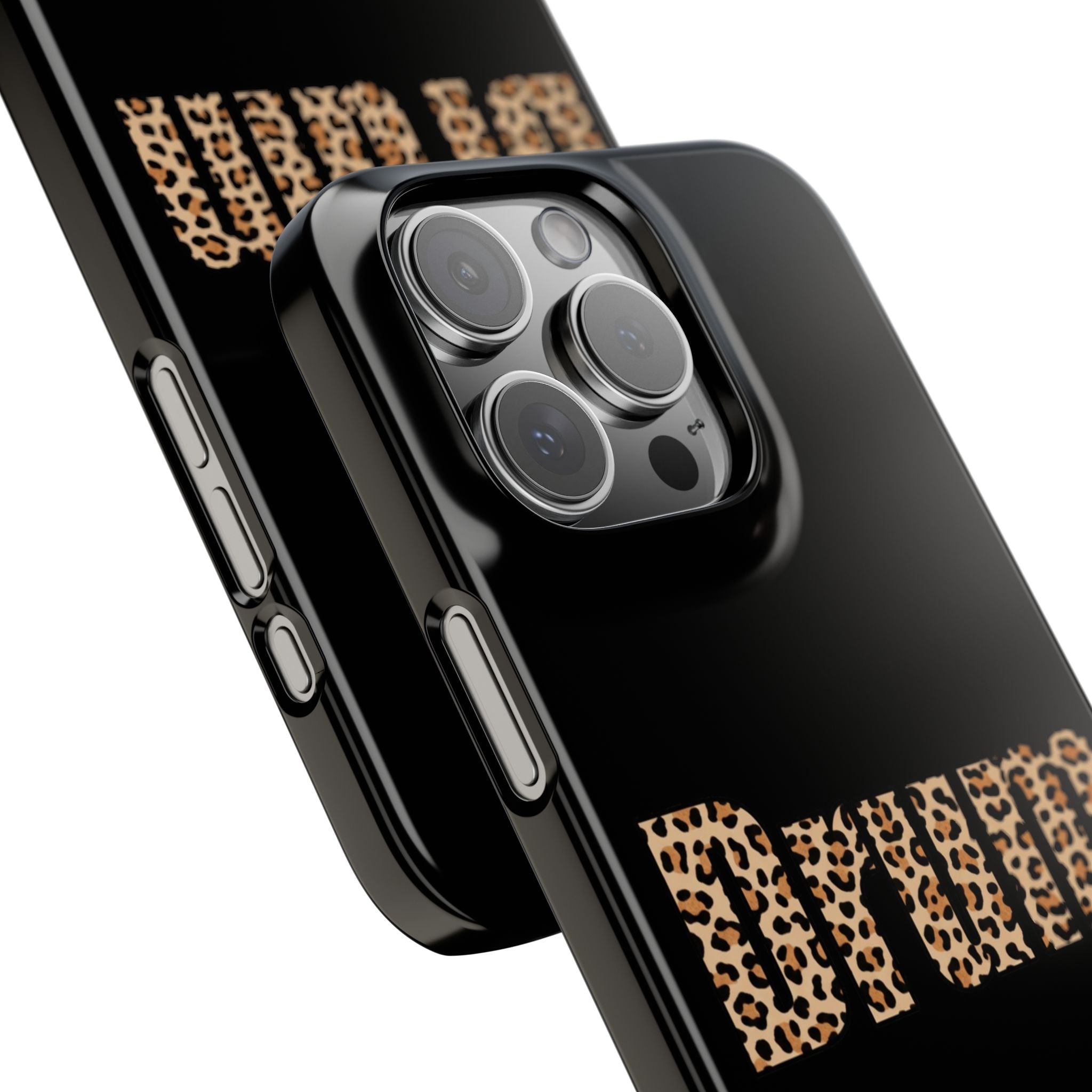 Leopard Print Drum Phone Case