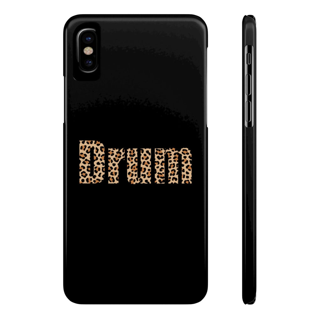 Leopard Print Drum Phone Case