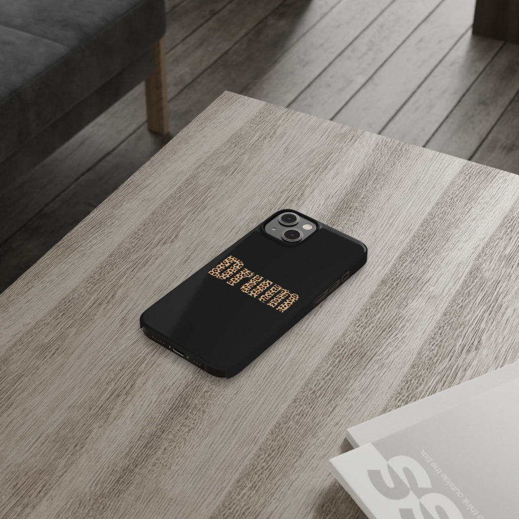 Leopard Print Drum Phone Case