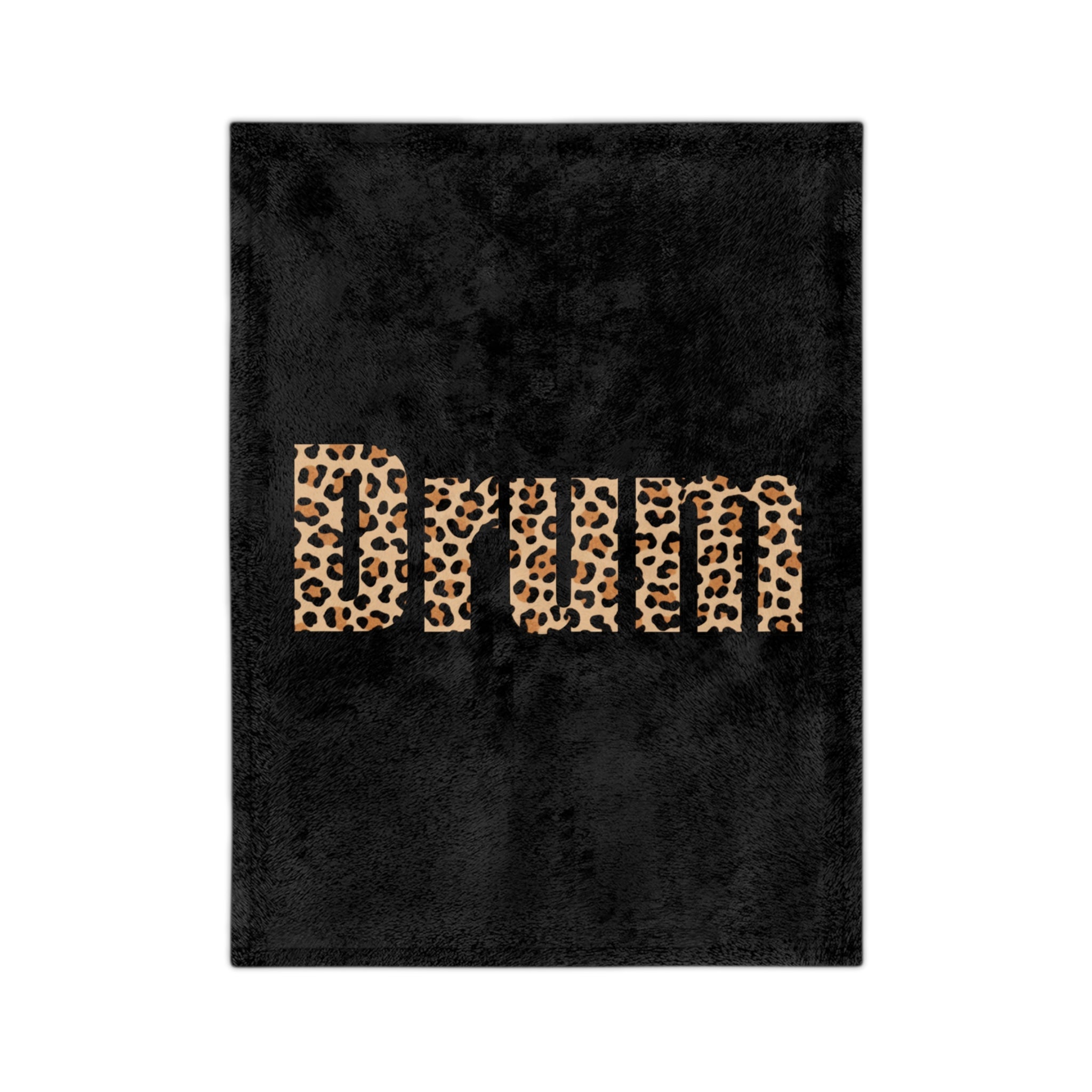 Leopard Print Velveteen Cozy Throw Blanket