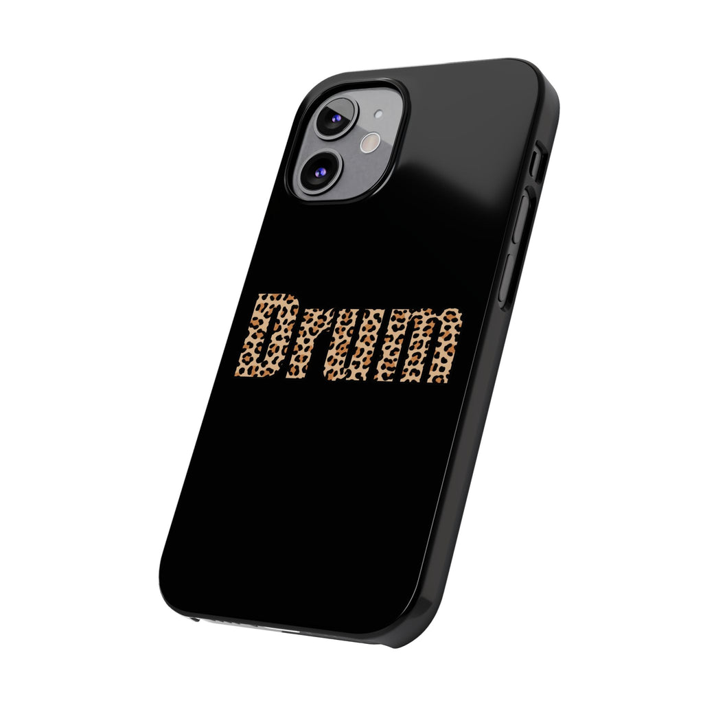 Leopard Print Drum Phone Case