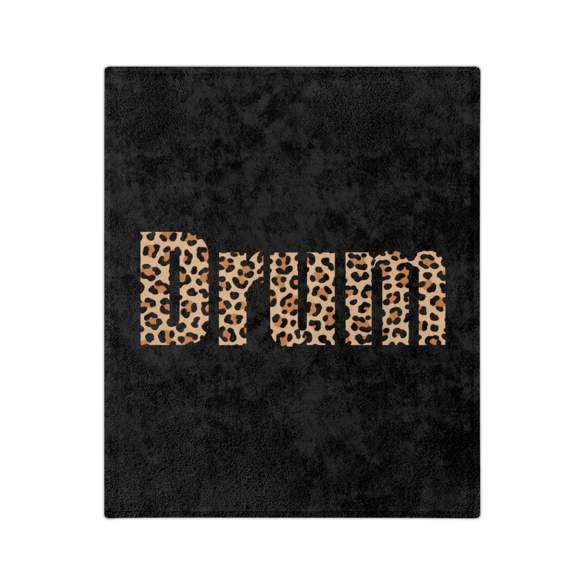 Leopard Print Velveteen Cozy Throw Blanket