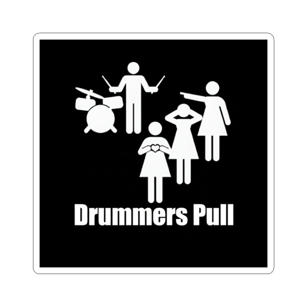 Drummers Pull Sticker
