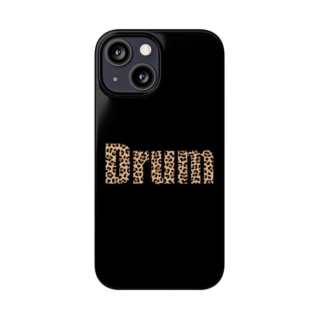 Leopard Print Drum Phone Case