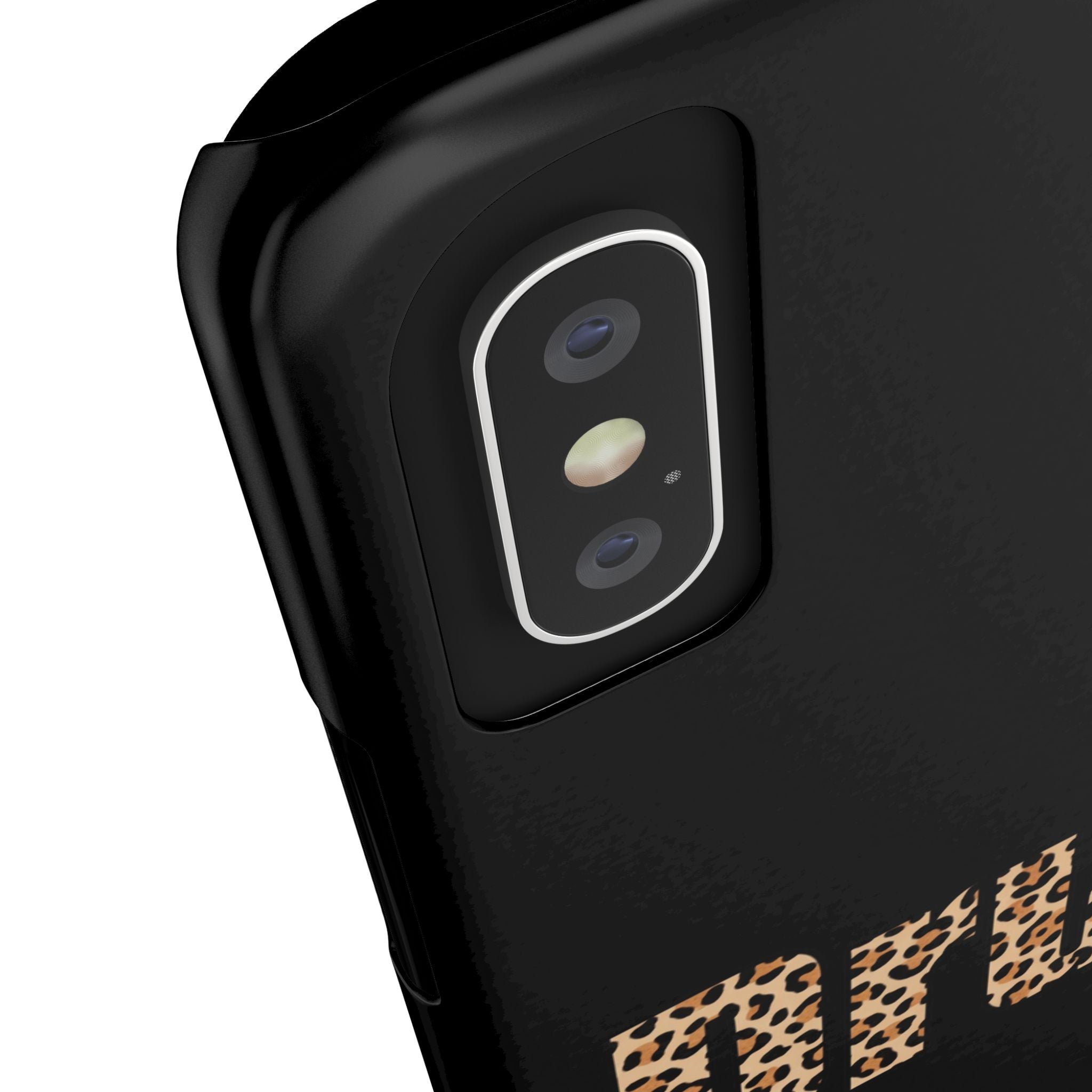 Leopard Print Drum Phone Case