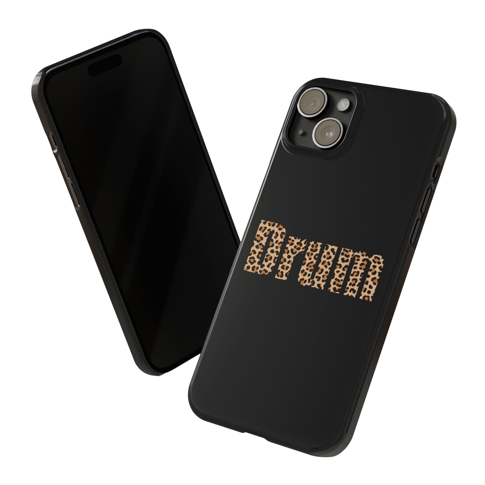 Leopard Print Drum Phone Case