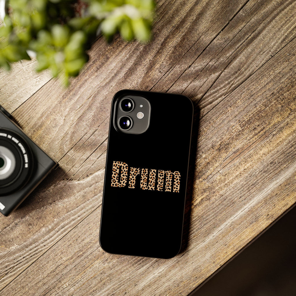 Leopard Print Drum Phone Case