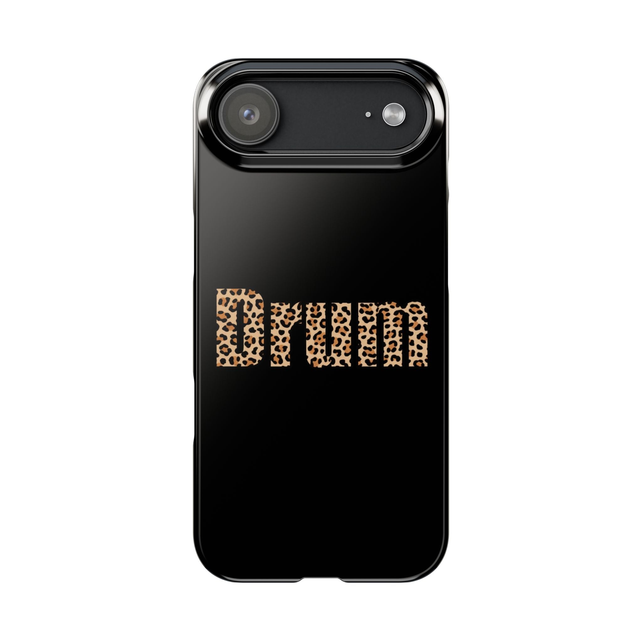 Leopard Print Drum Phone Case